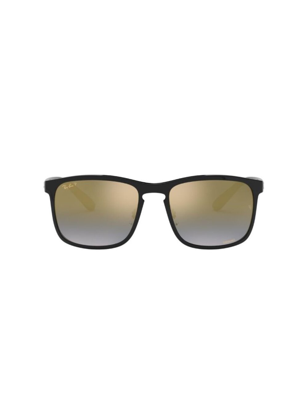 New Ray-Ban Men's Sunglasses Black Square Blue Lens Injected Frame Ray Ban 601
